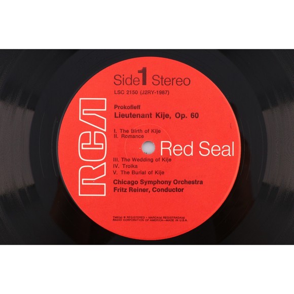 Prokofieff/Stravinsky/Reiner Lieutenant Kije/Song Of The Nightingale LP Record - Picture 5 of 12